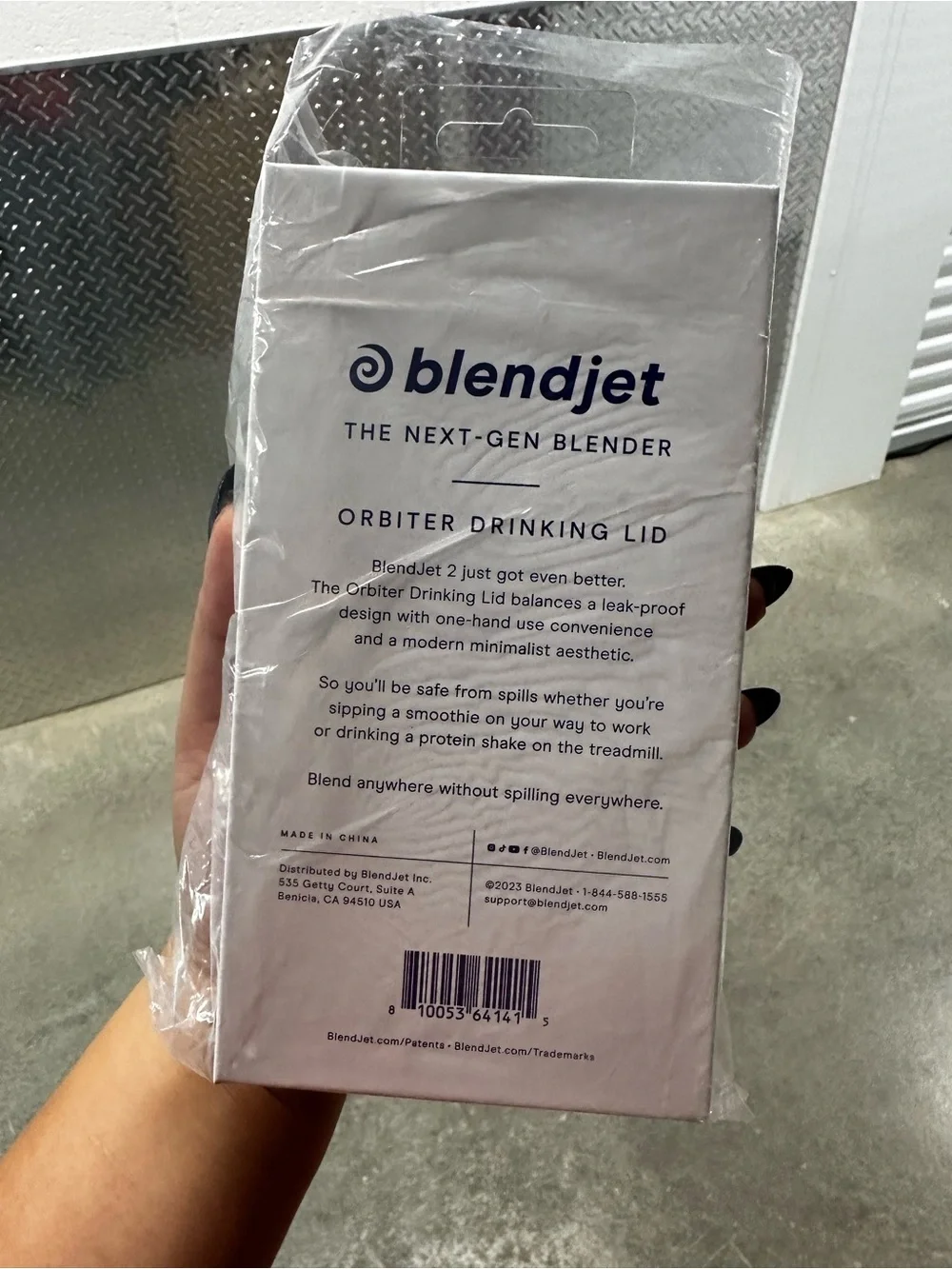 BlendJet Portable Blender in Blue - Comes with Carrying Case & Lid